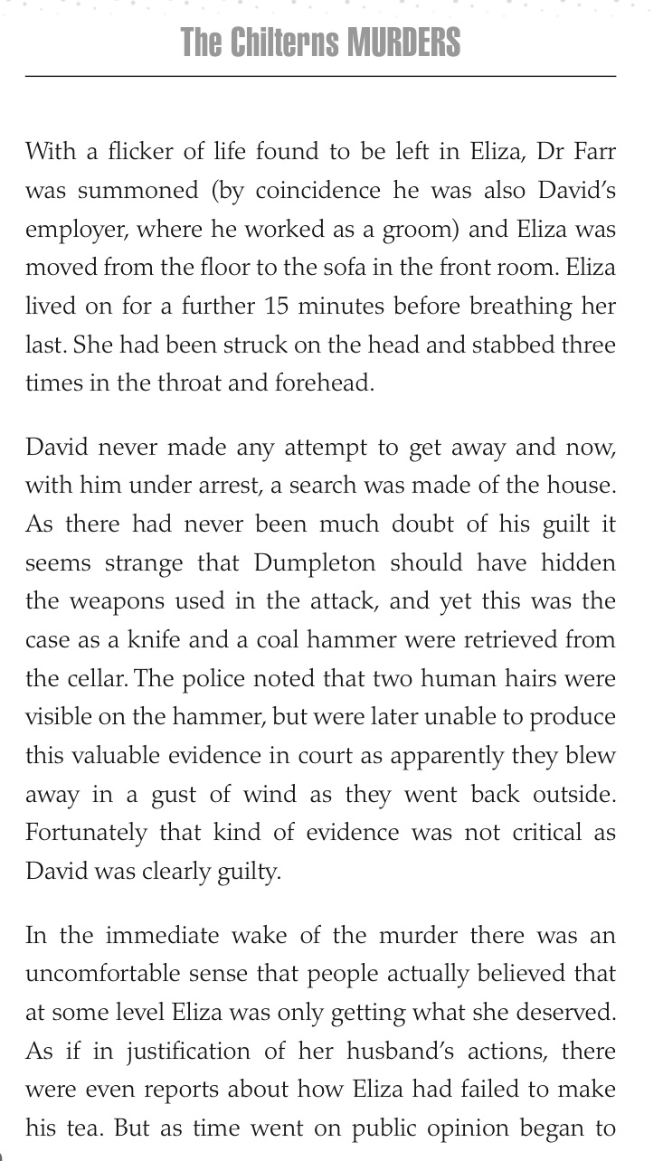 Sample page 20 from Chilterns Murder Stories