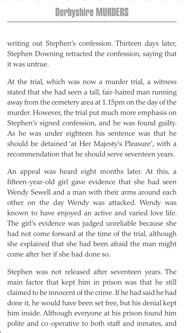 Sample page 20 from Derbyshire Murder Stories