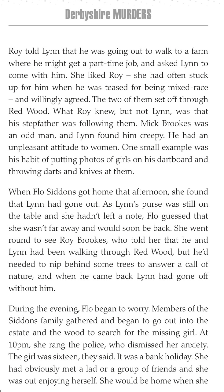Sample page 40 from Derbyshire Murder Stories