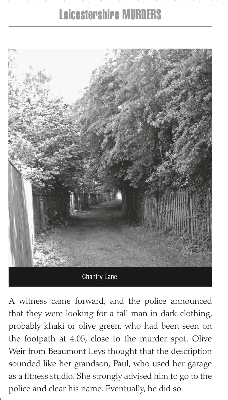 Sample page 20 from Leicestershire Murder Stories