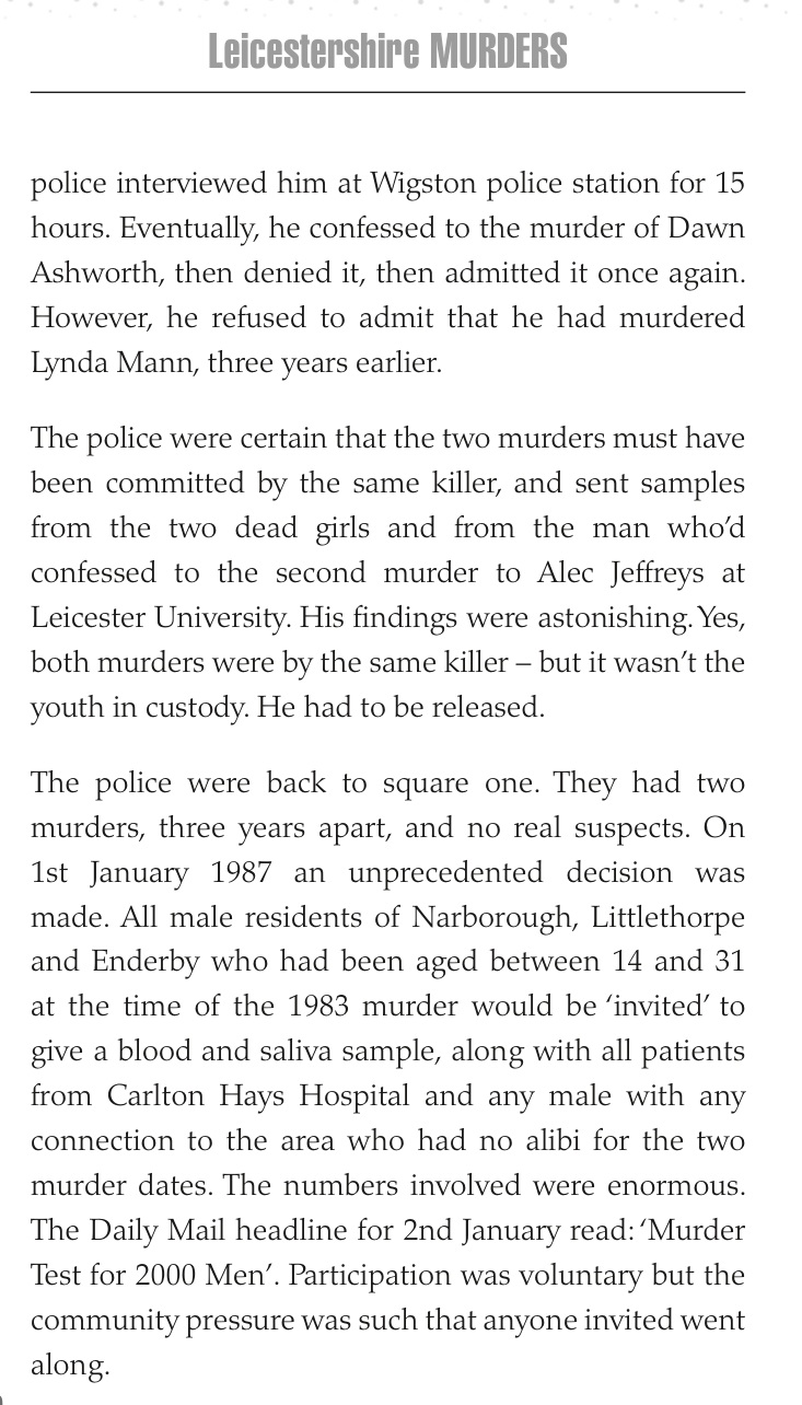 Sample page 40 from Leicestershire Murder Stories
