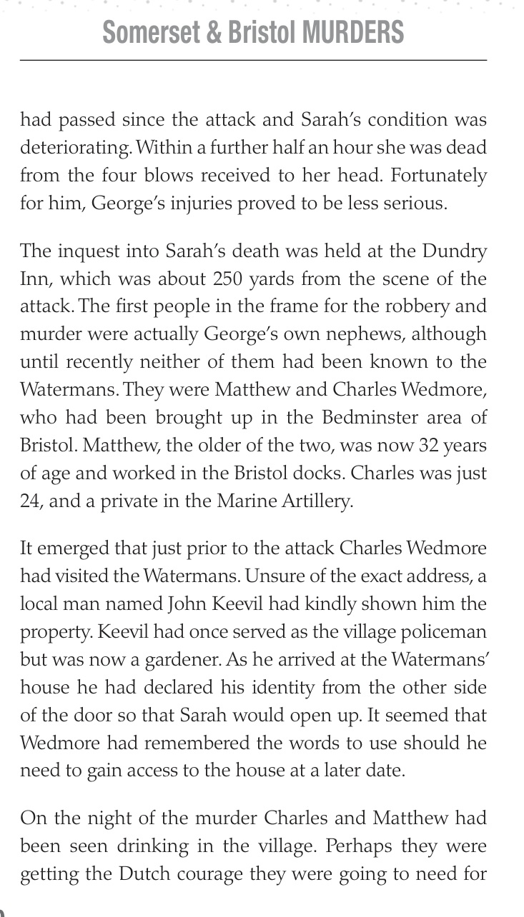 Sample page 40 from Somerset & Bristol Murder Stories