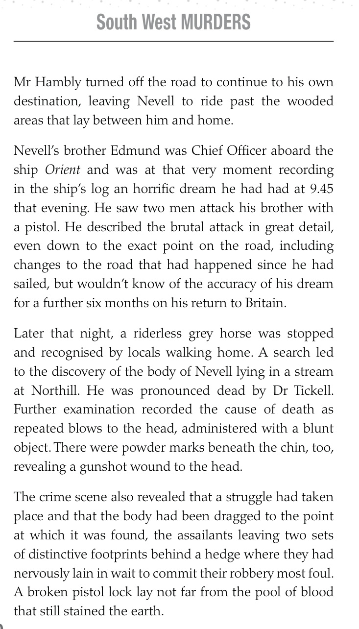 Sample page 20 from South West Murder Stories
