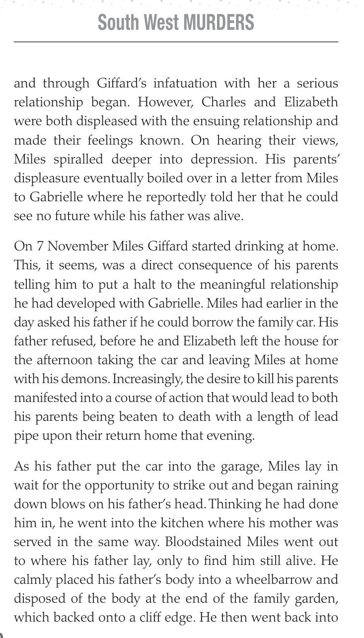 Sample page 40 from South West Murder Stories