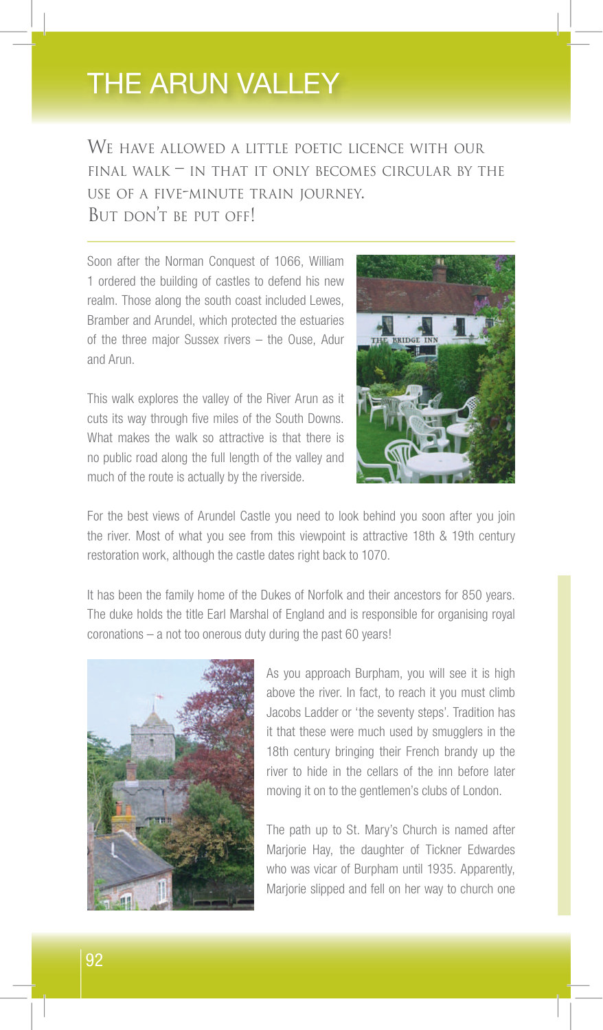 The Arun Valley sample page from West Sussex