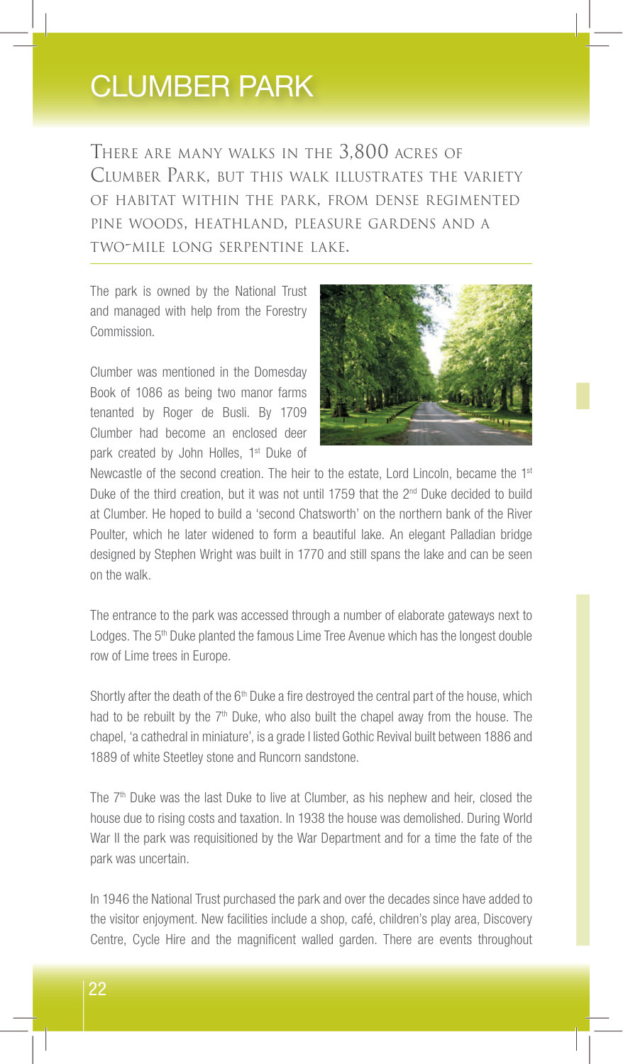 The Park Is Owned By The National Trust sample page from Walking Nottinghamshire