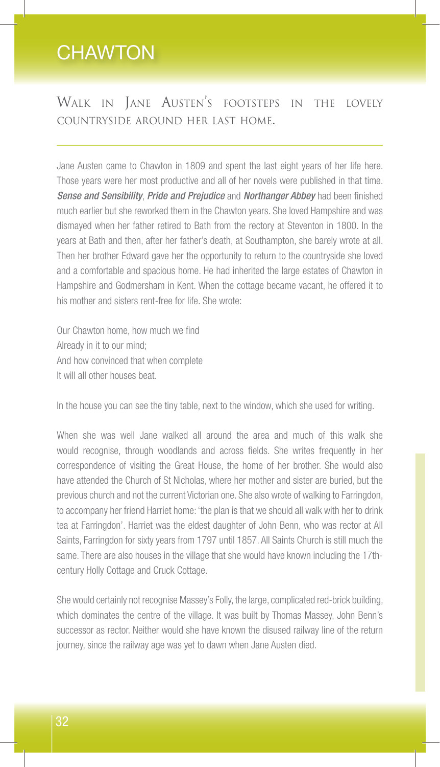 Chawton sample page