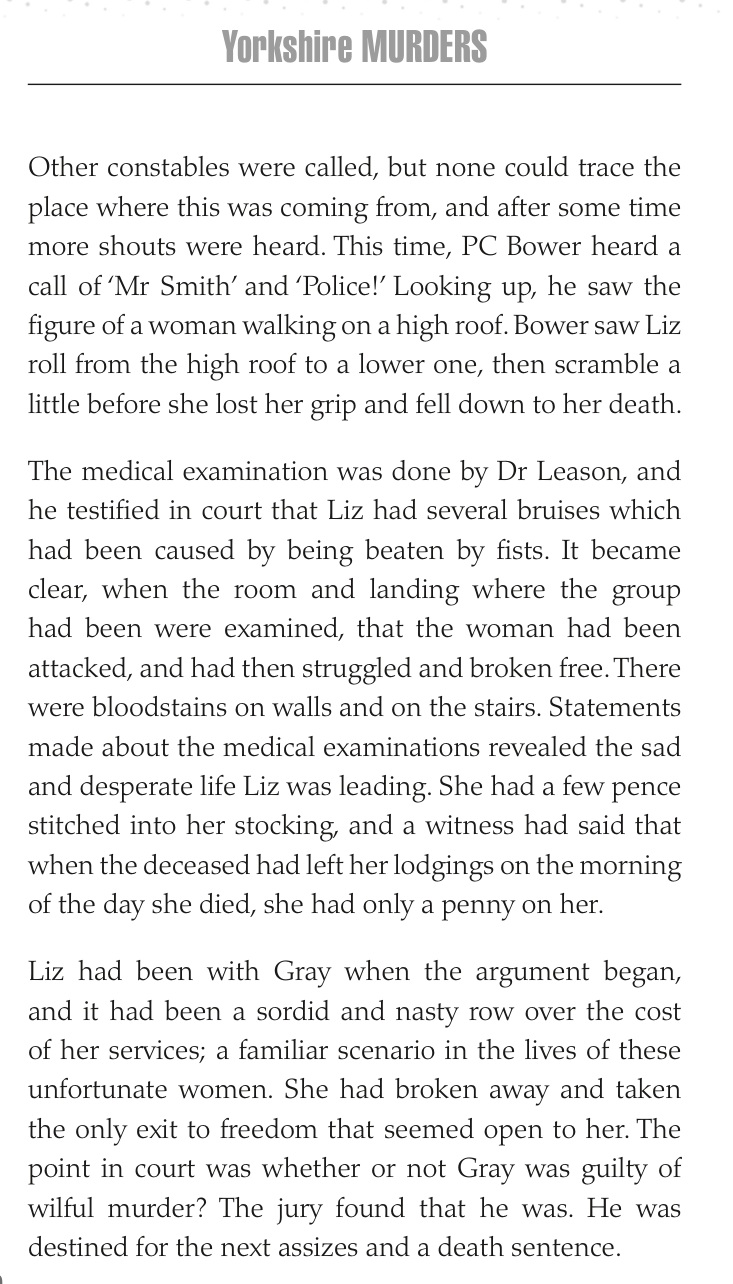 Sample page 40 from Yorkshire Murder Stories